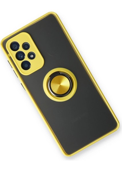 Samsung Galaxy A13 4g Kılıf Montreal Yüzüklü Silikon Kapak - Sarı - CPT108528-5982 fiyatları
