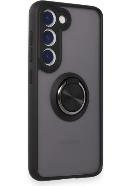 Samsung Galaxy S24 Fe Kılıf Montreal Yüzüklü Silikon Kapak - Siyah - CPT101335-3236 fiyatları