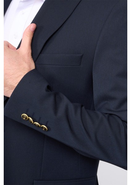 4635 Erkek Loco Slimfit Blazer Ceket Lacivert modelleri