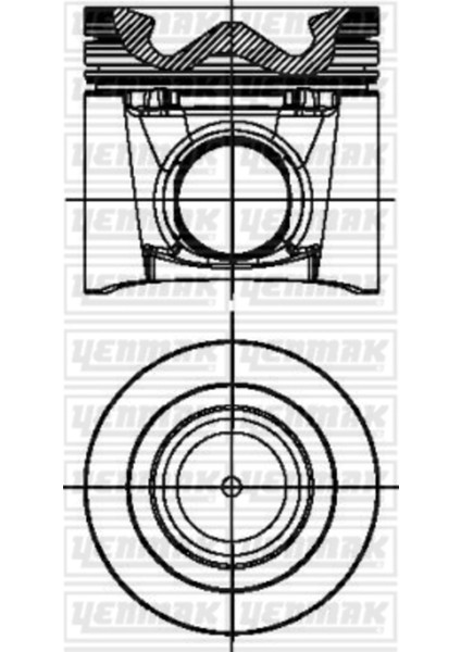 31 -4836-0 Motor Piston Segman Std Takım Fuso Canter 3,0 12- Euro5 Motor - Boxer Iıı Jumper Iı