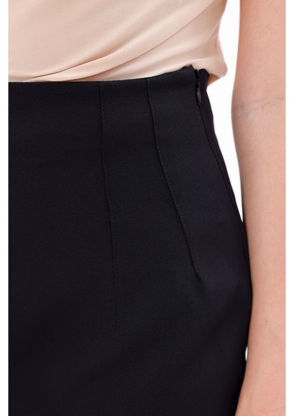 Fundacshoosesxgenıus Kadın Pensli Etek Iç Göstermez Lamineli kadın etek Kadın-Etek fırsatları