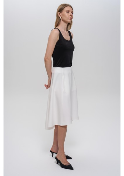 Asimetrik-Önden Cep Detaylı Etek fırsatları