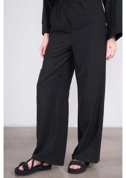 Çetinkaya Fithit 1489 Kadın Gömlek Pantolon Ikili Takım Siyah fırsatları