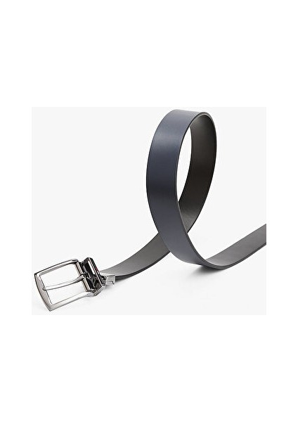 Erkek Mavi Ters Çevrilebilir Kemer