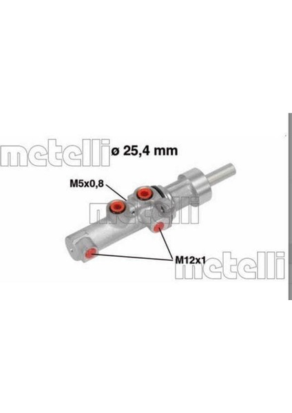 Metelli 050752 5-752 Ana Merkez Alüminyum Mercedes Sprinter 209 211 … 309 313 315 Cdı Vw Crafter 2,5tdı 200