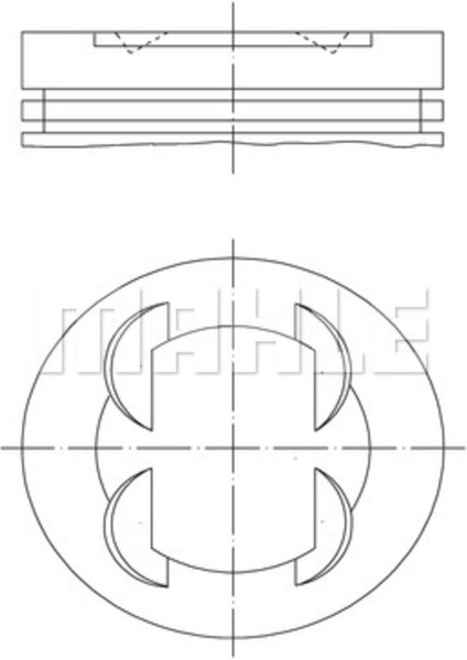 Mahle 0830100 Pıston Segman 86.4 mm Bmw S50 B32 E36 M3 3.2
