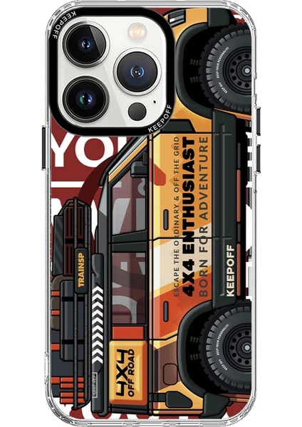 iPhone 15 Pro Cross Country Travel Magsafe Kapak - Desert