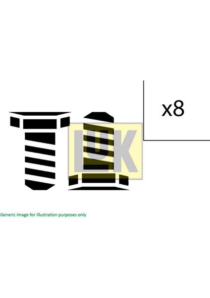 411018311 Volan Civata Takımı 8 Adet 6 Koselı Discovery 3 04-09 Discovery 4 09-18 Jaguar S Type