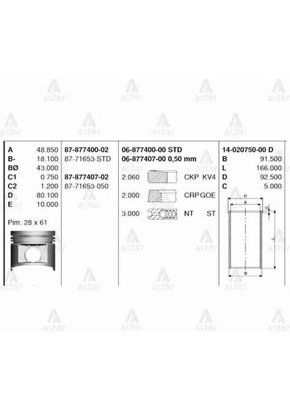 14 -20750-0 Gomlek Std YD25 Skystar