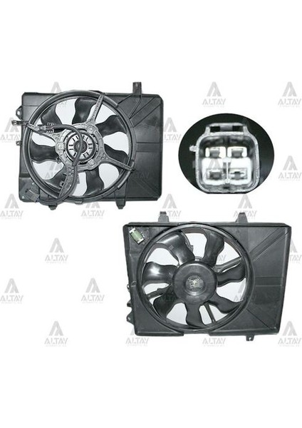 04948 Fan Radyatör Getz 03= Benzinli (Klimalı)