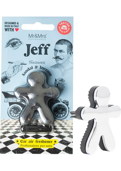 Jeff - Oto Araç Kokusu, Araba Klima Kokusu, Oto Kokusu - Sandal & Incense