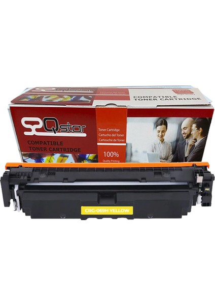 Canon Crg 069H Sarı Muadil Toner Çipli Yüksek Kapasite LBP673 MF752 MF754