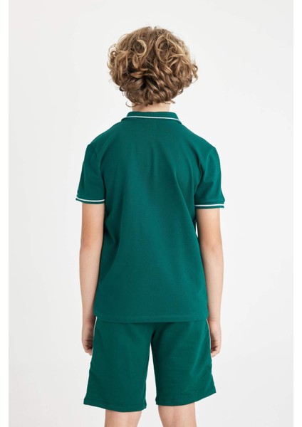 Erkek Çocuk Pike Kısa Kollu Polo Tişört