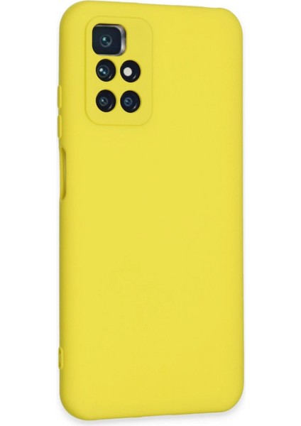 Xiaomi Redmi 10 2022 Kılıf Nano Içi Kadife Silikon - Sarı - CPT105078-3052 fiyatları