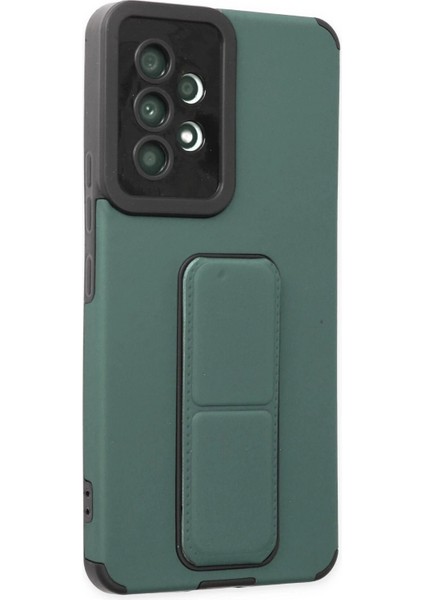 Samsung Galaxy A53 5g Kılıf Mega Standlı Silikon - Yeşil - CPT105107-1967 fiyatları
