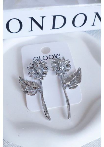 Kadın Küpe Uzun Ayçiçeği 8cm Küpe fiyatları