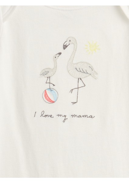 Bebek Kırık Beyaz Baby First Favorites Bodysuit fiyatları