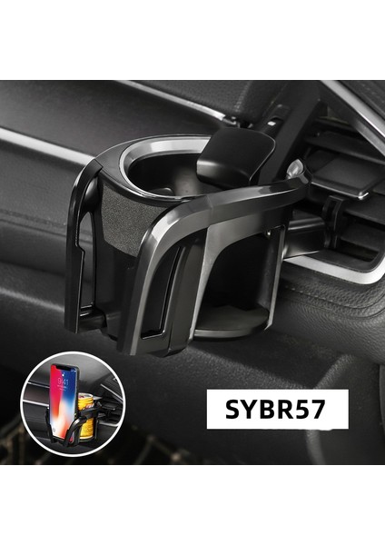 Bardak ve Telefon Tutacağı Gri / SYBR57