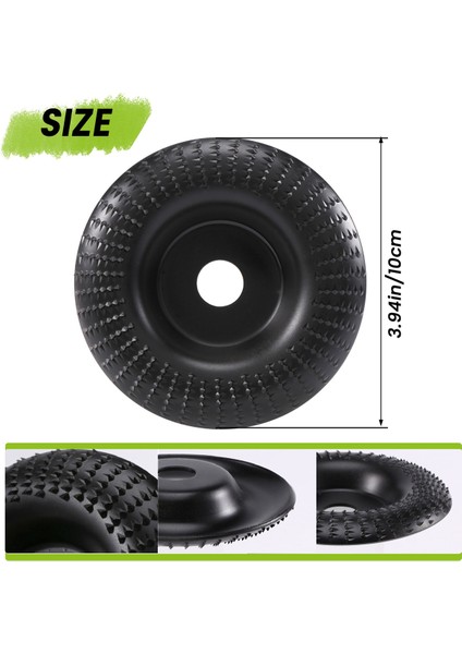 Taşlama Tekerleği Diski 4 Inç Ahşap Şekillendirme Tekerleği, 5/8 Inç Mil ile Açı Taşlama Makineleri Için Ahşap Taşlama Şekillendirme Diski (Yurt Dışından) fırsatları