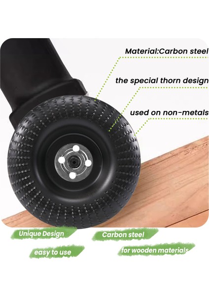 Taşlama Tekerleği Diski 4 Inç Ahşap Şekillendirme Tekerleği, 5/8 Inç Mil ile Açı Taşlama Makineleri Için Ahşap Taşlama Şekillendirme Diski (Yurt Dışından) indirimleri