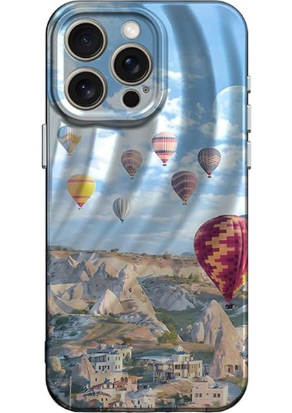 iPhone 14 Pro Kılıf Crew Desenli Kapak - Kapadokya - CPT107029-3138