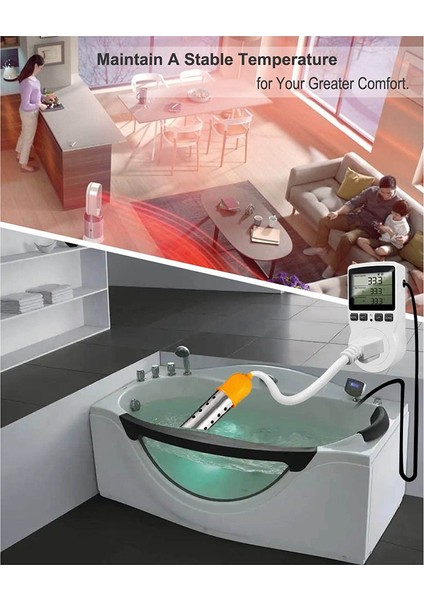 Dijital Sıcaklık Kontrol Çıkışı, 120 V Elektrikli Termostat Çıkış Fişi 110 V Sürüngen Teraryum Sera Abd Plug (Yurt Dışından) indirimleri