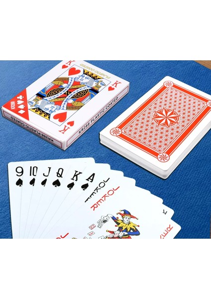 Çok Büyük Iskambil Kartları Dev Boy Oyun Kartı Destesi 16,8 x 11,9 cm Parti Hediyesi 54'lü fırsatları