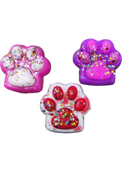 Mujmuj Oyuncak Yumuşak Squishy Kedi Patisi Sukuşi Eğlenceli Oyun 1 Adet