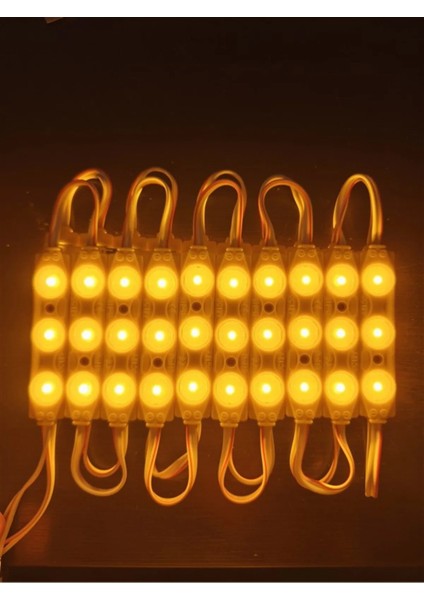 10 Adet 5 Watt Gün Işığı 3000K IP65 Modül Led, 10 Adet Magnetli, Çok Kaliteli 3000K. Işık Modül LED