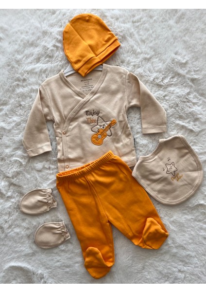 27036.20 Gitarcı Yıldız 5'li Zıbın Set-Bej