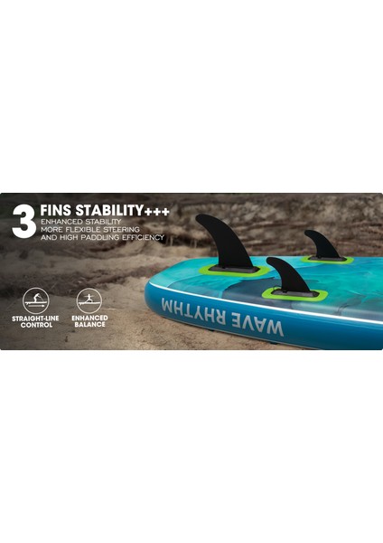Wave Blue Şişme Stand-Up Paddle Board
