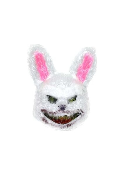 Halloween Aksesuar Tüylü Tavşan Maske