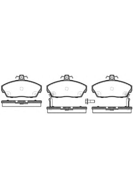 55320 Fren Balatası Ön Civic 01-06 Concerto 89- / 25 99- 45 00- 200 95- 400 95- 800 90-99 / Zr 01-