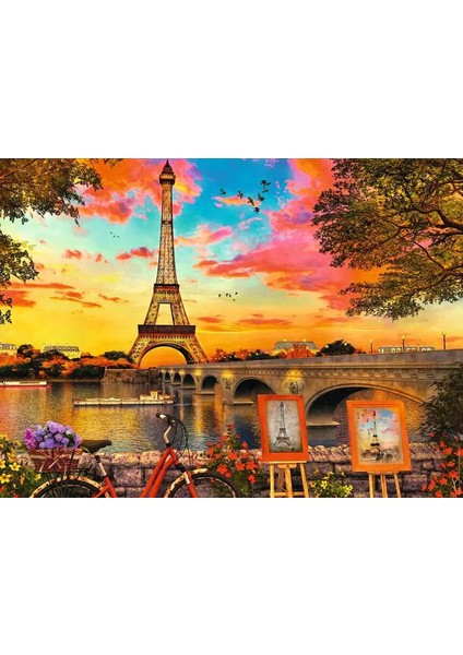 500 Parça Puzzle Paris'te Akşam fiyatları