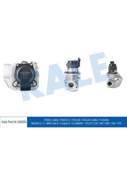 349050 Egr Valfı Fıesta V Vı 05- Cmax 07- Focus Iı 05- Fusıo