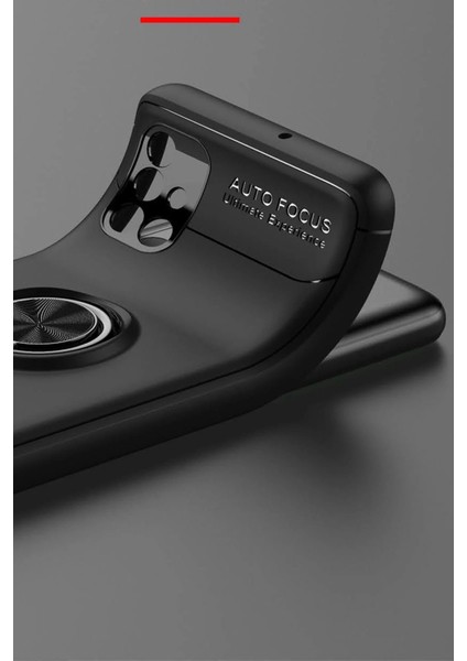 Samsung Galaxy M51 Kılıf Range Yüzüklü Silikon - Siyah-Gold - CPT108727-7350 indirimleri