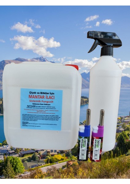 12 Lt Çiçek Bitkiler Için Fungust Mantar Ilacı (3 Ad. Çakmak Hediyeli) fiyatları