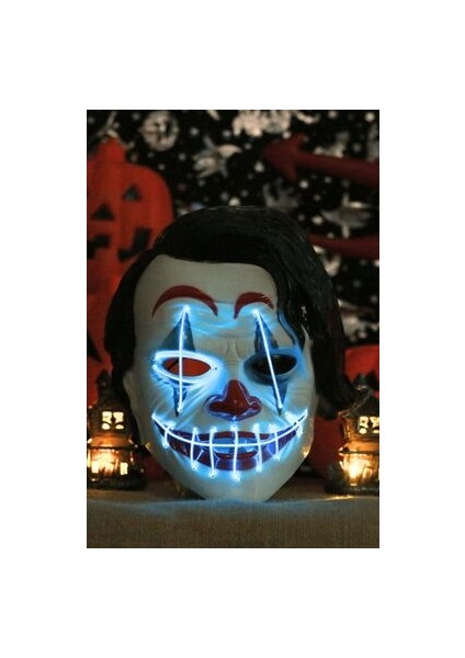 Halloween Aksesuar Maske Işıklı Joker fiyatları