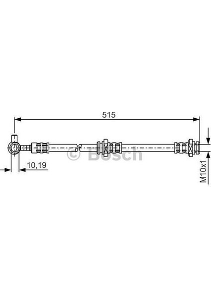 1987476378 Fren Hortumu Sol On. 515.00 mm