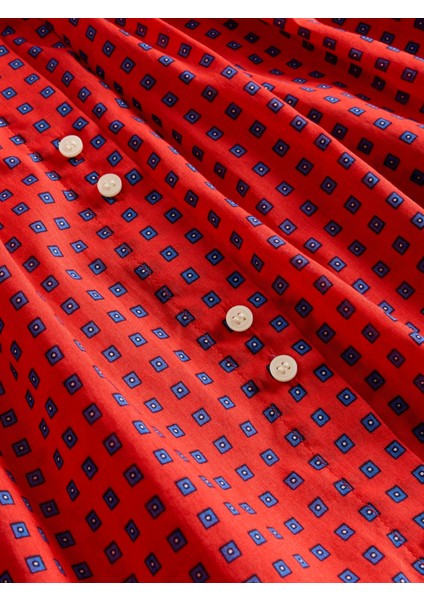 Kadın Kırmızı Gap × Dôen Gingham Bluz