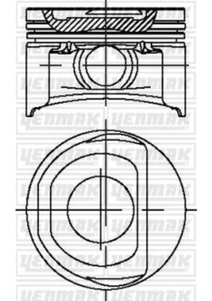 31 Motor Piston Segman Albea-Doblo 1.4 8V 72 mm Std