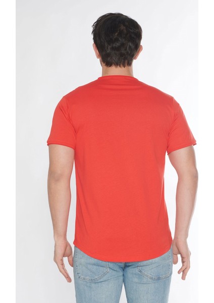 Erkek Geniş Yaka %100 Pamuk Salaş T-Shirt fırsatları