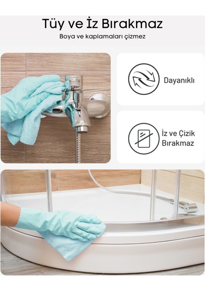 Çok Amaçlı Rulo Mikrofiber Temizlik Bezi 30x30 cm 60 Yapraklı Beyaz – Mavi(2x30’lu Paket) fiyatları