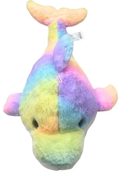 62860 50CM Renkli Yunus Balığı Peluş Oyuncak modelleri