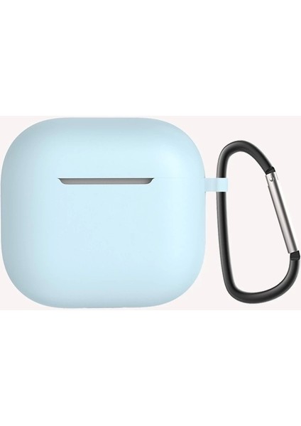 Apple Airpods 4 Kılıfı Uyumlu Silikon Kılıf Şarj Bölümü Tıpalı Soft Yumuşak Kablosuz Şarj Destekli Kapak