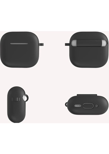 Apple Airpods 4 Kılıfı Uyumlu Silikon Kılıf Şarj Bölümü Tıpalı Soft Yumuşak Kablosuz Şarj Destekli Kapak fiyatları