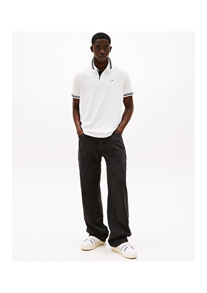 Erkek Beyaz S/s Polo modelleri