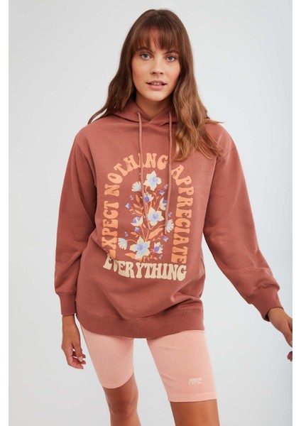 Vıva Comfort Kiremit Rengi Sweatshirt