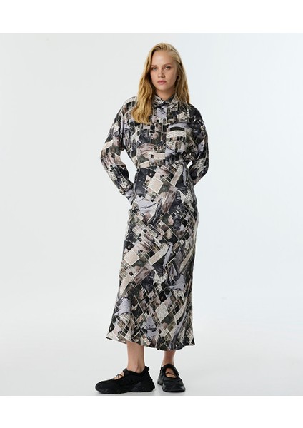 Görsel Baskılı Viskoz Etek TW6250004068036 fiyatları