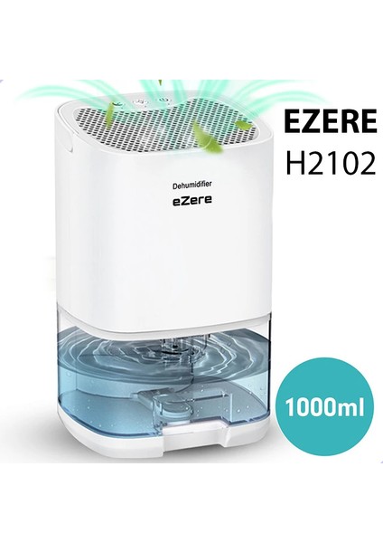 Ezere H2102 Dehumidifer 1000ML Banyo-Mutfak-Oda Nem Alma CIHAZI-(1903) - KA2177-6293 fiyatları